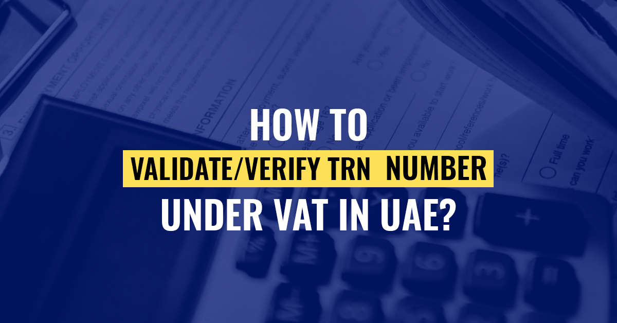 verify vat trn number