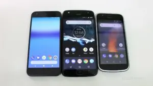 stock android vs android one