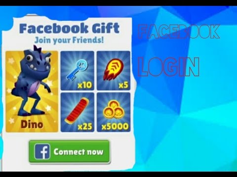Connect facebook To Subway Surfers
