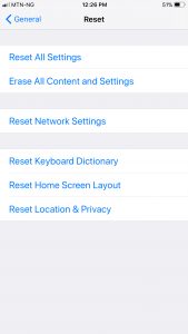 Reset Your iPhone Software
