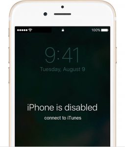 How to fix “iPhone is disabled, Connect to iTunes” error