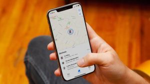 contact arrives in the Find My app