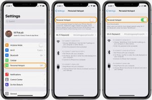 How to Use Personal Hotspot in ios 13