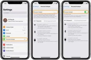 How to Use Personal Hotspot in ios 13