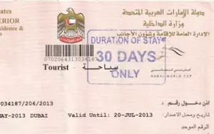 Dubai Visa status