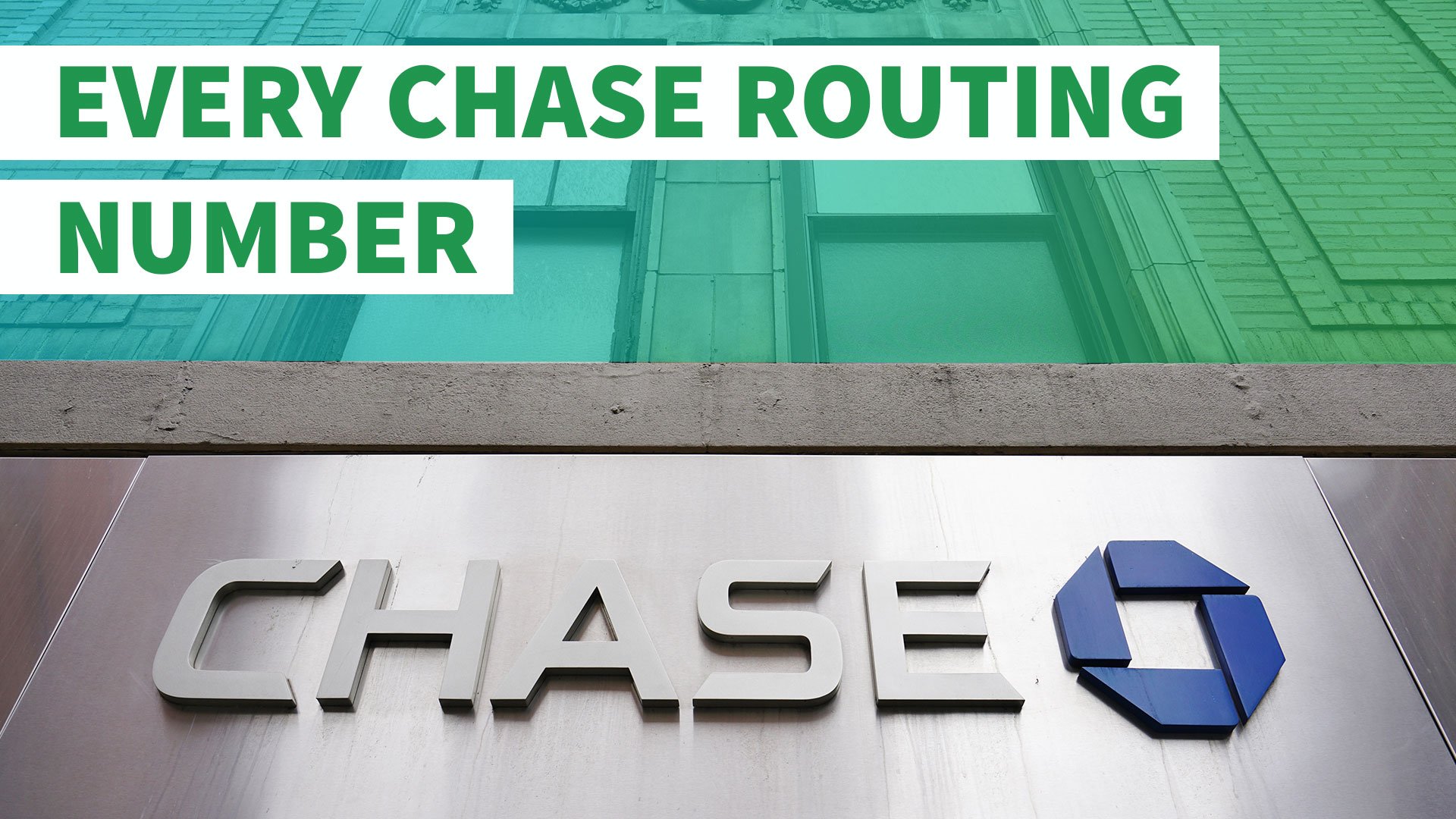 Chase Bank Routing Number