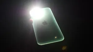 Flashlight on iPhone 12