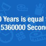 How Many Seconds in 10 Years?