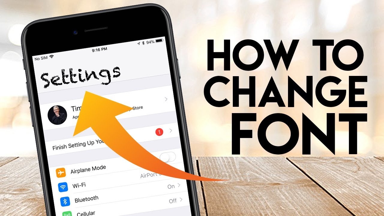 How to Change Font Style on iPhone