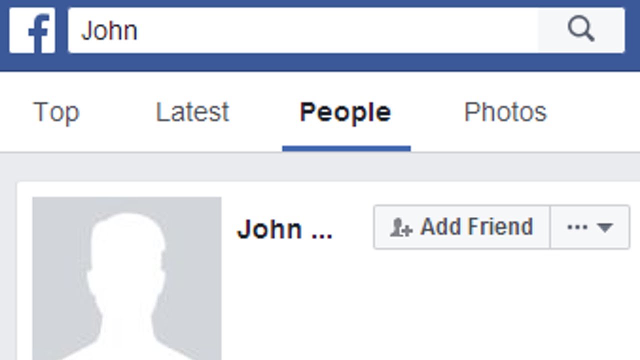 Als ik iemand op Facebook zoek, zullen ze het weten