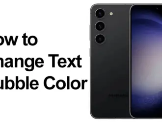 Guia: Personalize a cor da mensagem no Samsung S23