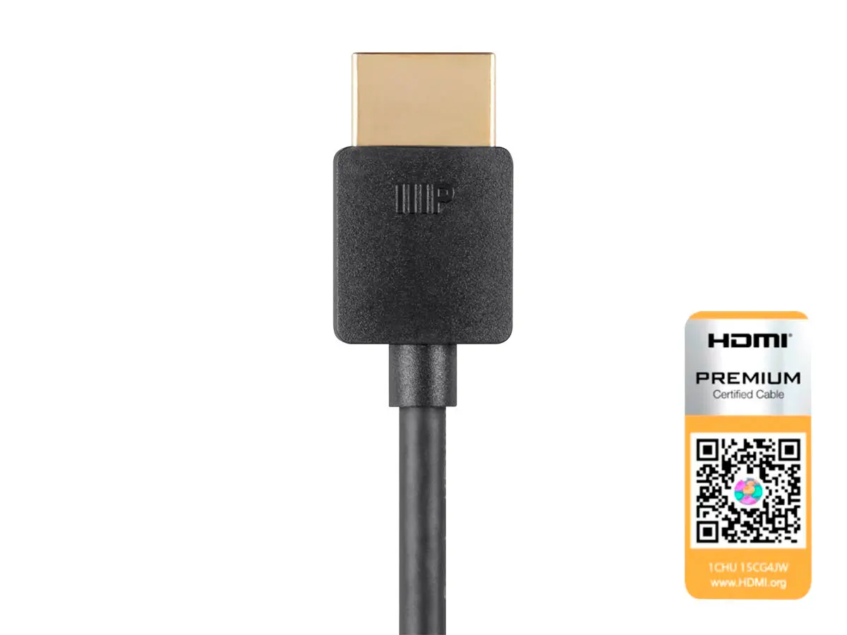 Monoprice-sertifisert premium høyhastighets HDMI-kabel