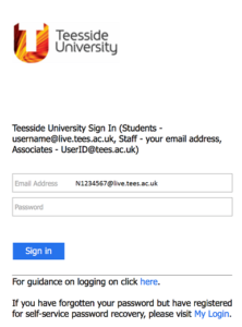 Teesside University Email Login and Full Details