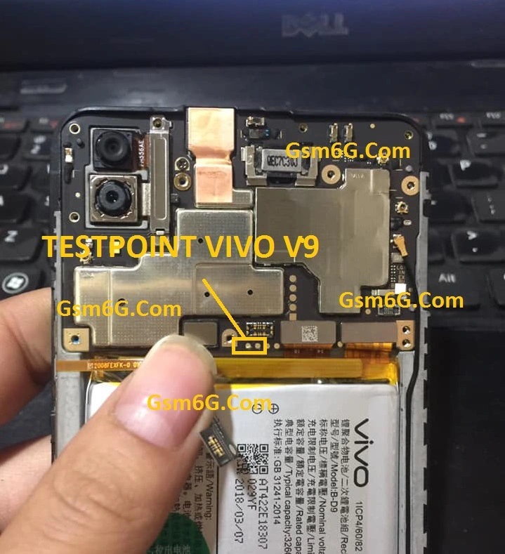 Vivo V9 EDL Test Point - Fjern FRP-konto