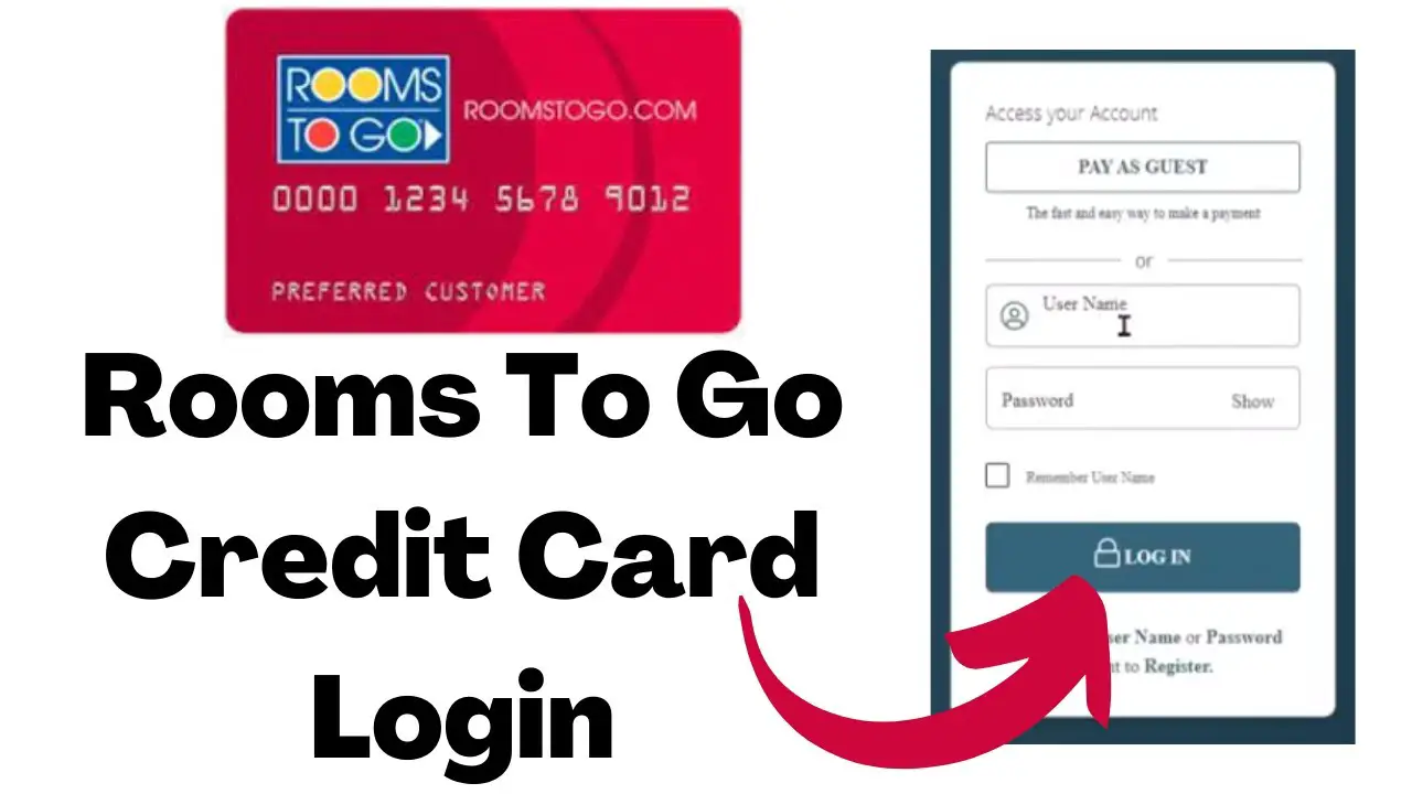 Rooms to go Credit Card Login And Payment