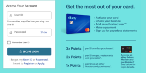 eBay Credit Card Login And Payment