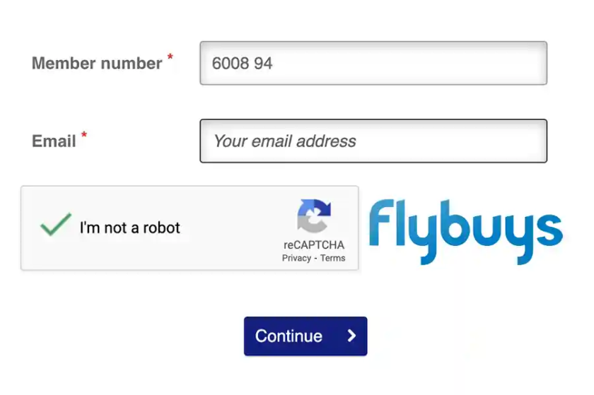 Přihlášení, registrace a stahování aplikací Flybuys