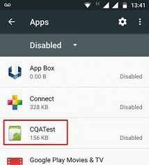 What is CQTest App on Android and how to Remove it