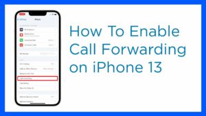 How to Forward Calls on iPhone 14/13/12/11
