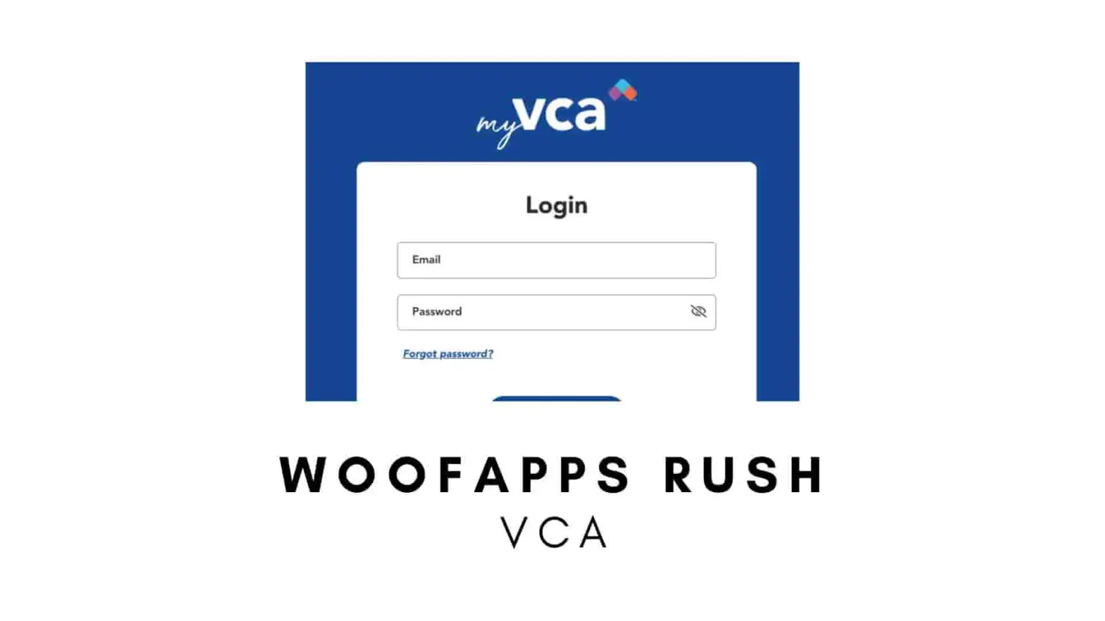 Woofapps - VCA Login and Sign-up