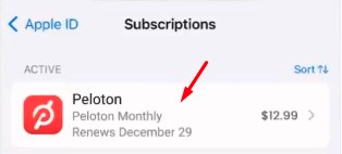 annuller-pause-peloton-medlemskab-ios