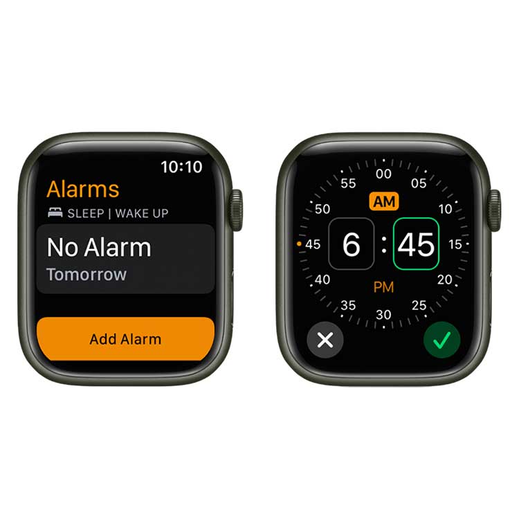 So stellen Sie den Alarm auf der Apple Watch ein