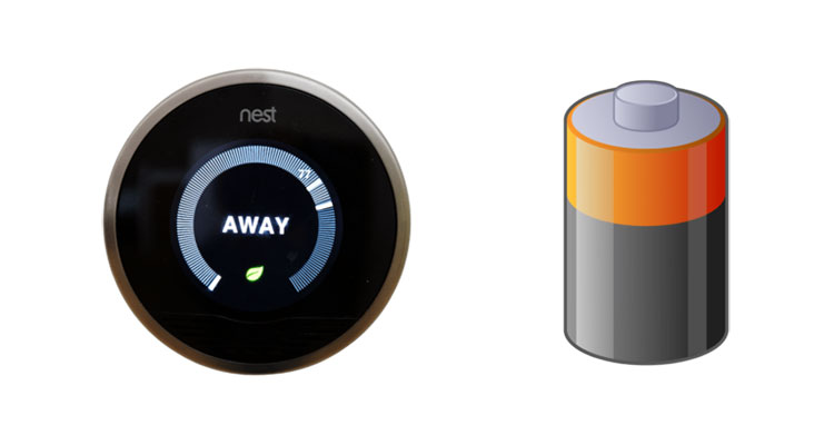 Nest-Thermostat-Batterie-niedrig