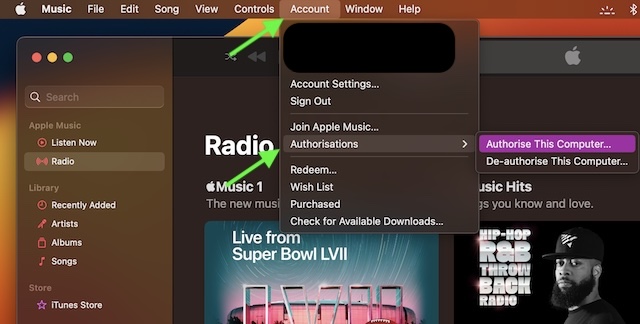 كيفية ترخيص جهاز Macbook باستخدام Apple Music