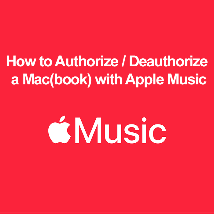 how to authorize deauthorize a macbook with apple music