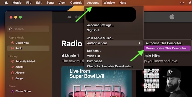 Apple-music.jpeg で MacBook の認証を解除する方法