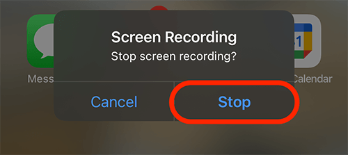 cómo-grabar-pantalla-en-iphone-15-parar
