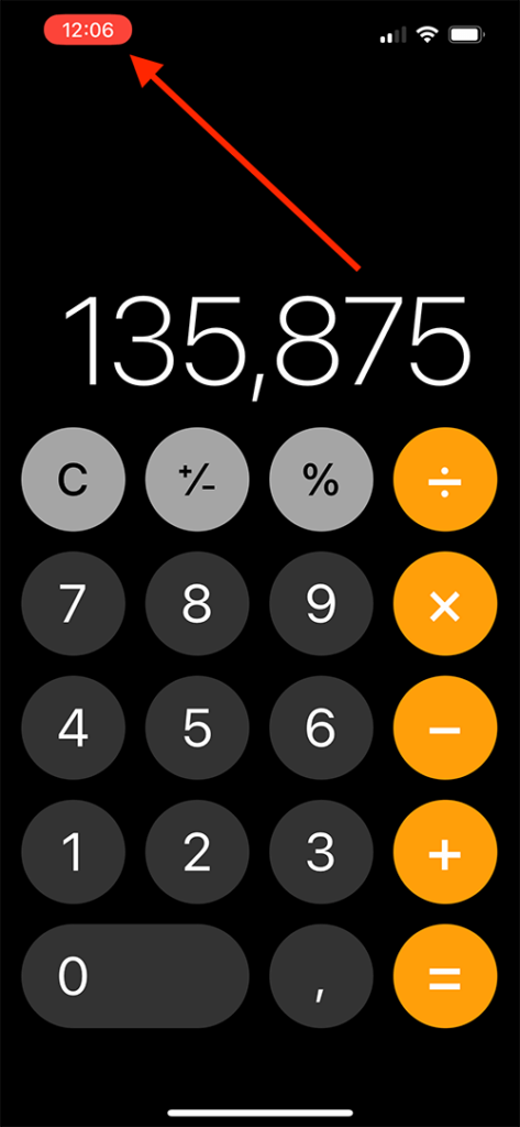 hoe u de geschiedenis van de rekenmachine op het iPhone-scherm kunt bekijken