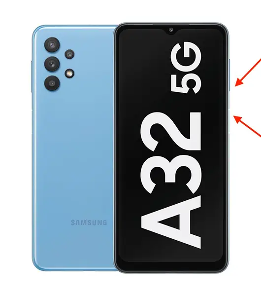Robienie zrzutu ekranu na Samsungu Galaxy A32 5G