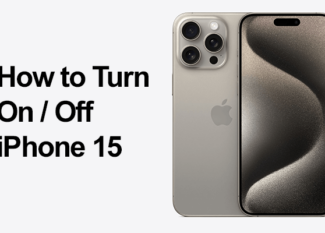 cómo apagar la guía del iPhone 15