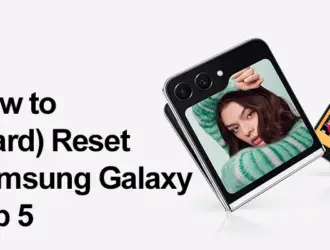 Guide on hard resetting Samsung Galaxy Flip 5.