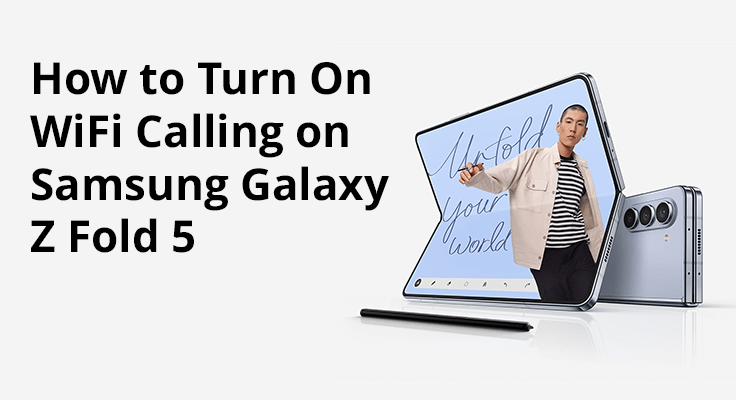 Galaxy Z Fold 5'te WiFi aramasını etkinleştirme kılavuzu.